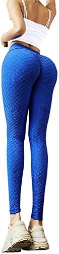 Memoryee Women's Anti-Cellulite Push Up Butt Lift Elastic High Waist Leggings Large Size Sports Yoga Pants