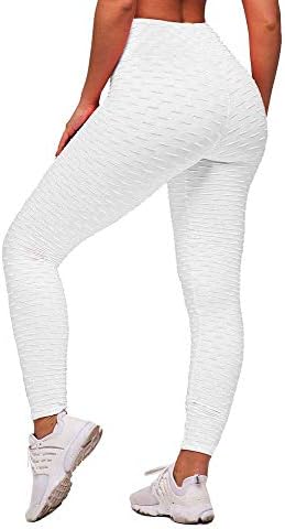 Memoryee Women's Anti-Cellulite Push Up Butt Lift Elastic High Waist Leggings Large Size Sports Yoga Pants