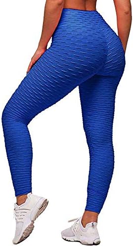 Memoryee Women's Anti-Cellulite Push Up Butt Lift Elastic High Waist Leggings Large Size Sports Yoga Pants
