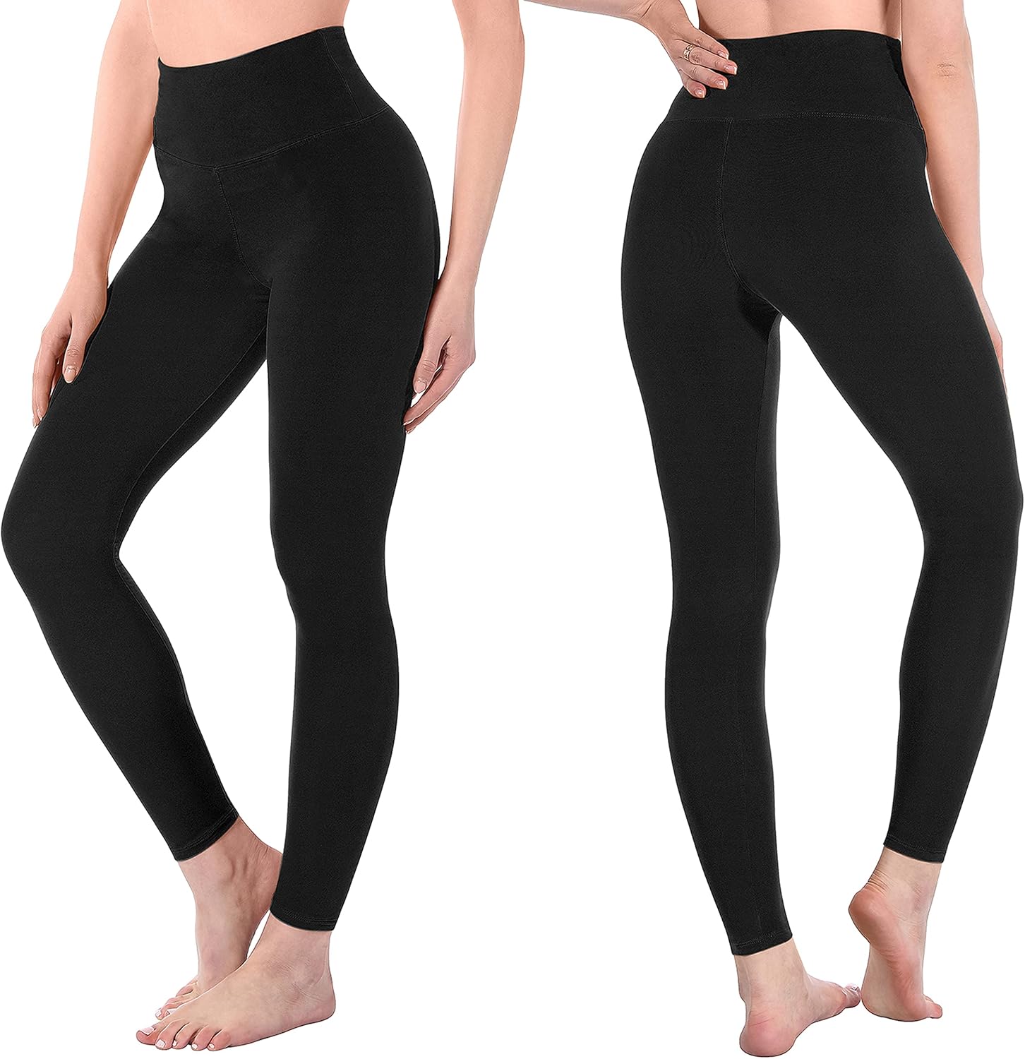 SINOPHANT 2 Pieces Women's High Waist Sports Leggings Opaque Gym Sport Yoga Leggings